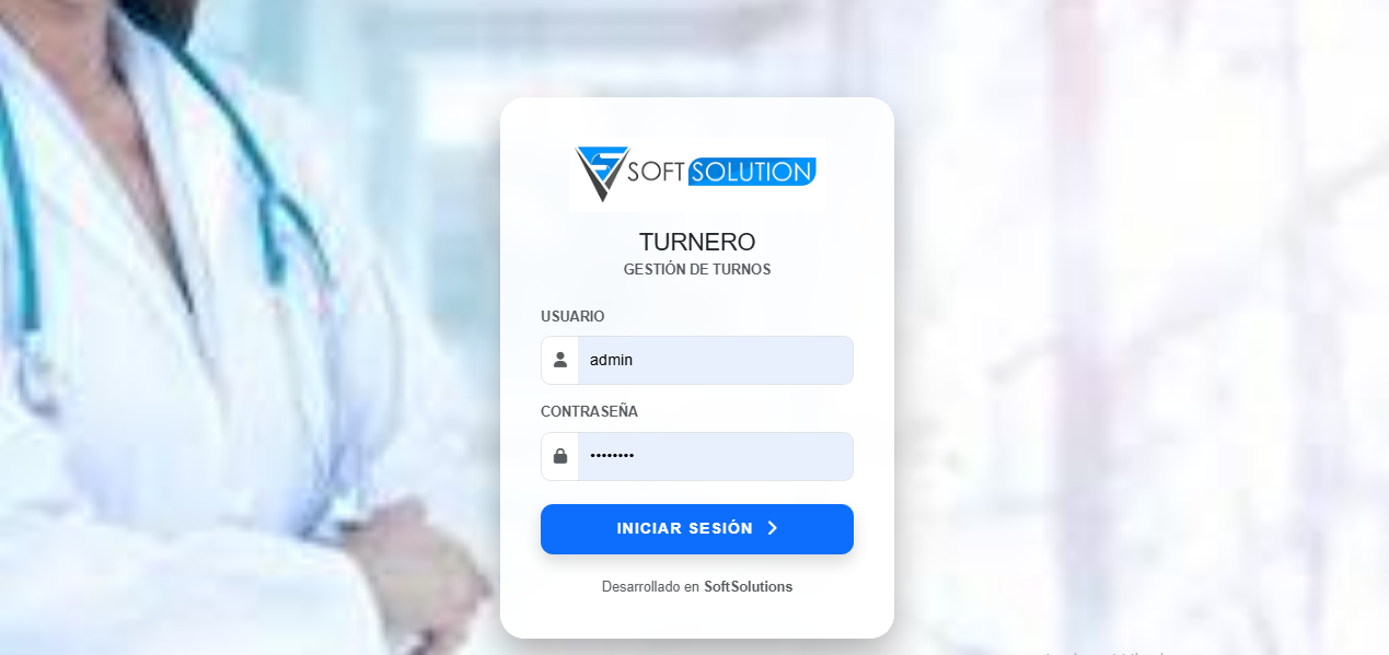 Medical Shift Manager - Sistema de Turnos Médicos y Agendamiento Online - SoftSolutions